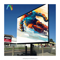 Écran d'affichage numérique LED fixe extérieur commercial P2/P4/P5/P8/P10, étanche, haute définition, pour la publicité dans les stades