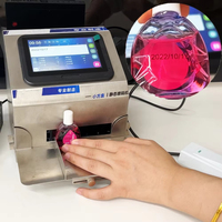 J1All-Materials Printer Inkjet Desktop 12.7mm untuk industri pertanian jenis piring Tij Label Cmyk untuk toko cetak pakaian