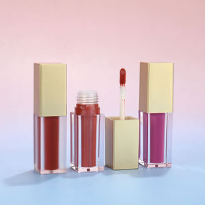 Tubo esmerilado dorado, suministros de cosméticos, venta al por mayor, etiqueta privada personalizada, brillo de labios, lápiz labial mate, lápiz labial líquido Rouge a Levre - Product Image 2