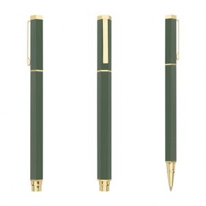 Stylos à bille hexagonaux en métal, plusieurs couleurs, design hexagonal, clip doré, cadeau promotionnel d'entreprise, stylo à bille avec logo personnalisé - Product Image 6