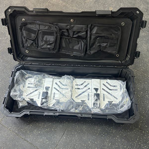 Boîte universelle noire 84L pour <span class=keywords><strong>tente</strong></span> de voiture sur le toit Boîte à outils de camping verrouillable avec coque rigide pour l'extérieur - Product Image 4