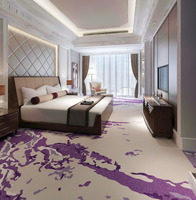 Weiche, bedruckte Teppiche für luxuriöse Hotelzimmer und -suites