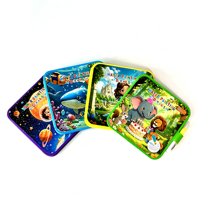 Livre de peinture à l'eau KCM pour enfants |   Livre de coloriage à l'eau réutilisable en EVA sans dégâts pour stylo, jouet éducatif sur le thème des animaux et de la nature