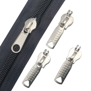 Nhà Máy Cung Cấp Kẽm Hợp Kim Dây Kéo Đầu <span class=keywords><strong>Zip</strong></span> Không Khóa Đầu Puller Hành Lý Dây Kéo Thanh Trượt Cho Nylon Dây Kéo - Product Image 5