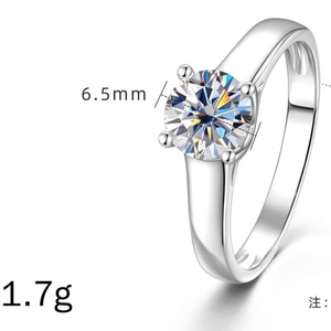 Factory Wholesale Round Cut Cubic Zirconia <b>Solitaire</b> <b>Rings</b> 14k Gold Filled Status Wearing Jewelry for Women - Product Image 6