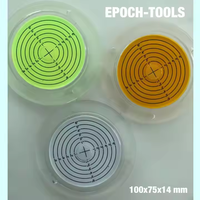 Niveau à bulle PMMA de qualité industrielle avec une précision de +/-10 mm, plage de mesure de 0 à 5 m, garantie d'un an