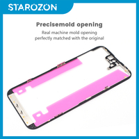 Support d'écran tactile LCD STAROZON pour iPhone 16 Pro MAX 15 Plus 13 Mini 12 11 – Cadre de remplacement pour écran de téléphone