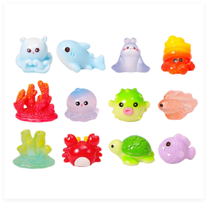 Dibujos animados <span class=keywords><strong>criaturas</strong></span> brillantes miniatura juguetes de resina luminosa 3D Mini muñeca figurita para chico niños bolsa ciega sorpresa adorno de la suerte - Product Image 1