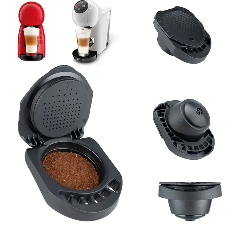 Wieder verwendbarer Adapter für Dolce Gusto Maker Kaffee kapsel für Picc olo X & Genio S Maschine Crema Kaffee kapsel Pod