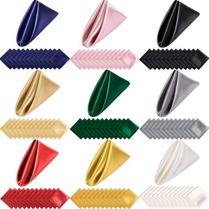 Venta al por mayor moderno blanco cuadrado servilletas <span class=keywords><strong>de</strong></span> mesa impermeable poliéster Satén/algodón/Damasco/lino para restaurantes y hoteles - Product Image 3