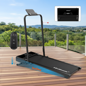 EU Factory Price Foldable Walking Pad LED Screen <b>ABS</b> Material Home Use Auto Incline Friendly 1.0HP Motor 1-12km/h - Product Image 3