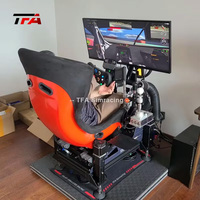 Simulateur profil aluminium volant personnalisé Cockpit simulateur de jeu de conduite superbe Cockpit avec vraie chaise course