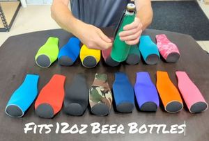 Refroidisseur de bouteille personnalisé pour animaux de compagnie, manchon isotherme pliable en néoprène pour bouteille de bière - Product Image 6