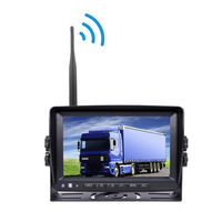 Sensor Parkir Truk Depan Belakang Lcd 7 Inci Android Mobil Dvr Kamera Radar Detektor Dash Ahd 1080P Perekam Video Nirkabel
