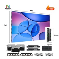 Pantalla LED HD P2.6 P2.9 P3.9 P4.8 con Soporte de Piso, Sistema Completo para Alquiler de Escenarios y Video Wall