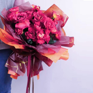 Envoltorios Impermeables para el Día de la Madre, Papel de Regalo para Ramos de Flores con la Frase 'Te Amo', Suministros para Floristas, Material Nuevo - Product Image 2