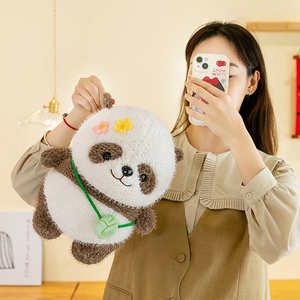 Đáng Yêu Tùy Chỉnh 23/38/50Cm <span class=keywords><strong>Panda</strong></span> Đồ Chơi Sang Trọng Bền Mềm Động Vật Thêu Siêu Mềm Vật Liệu Chính Với PP Bông Điền - Product Image 6