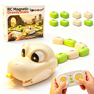 Jouet Serpent Gourmand Télécommandé Sam Toys, Jouet Électrique RC Rechargeable Magnétique Interactif, Ensemble Éducatif pour l'Apprentissage des Enfants - Product Image 1