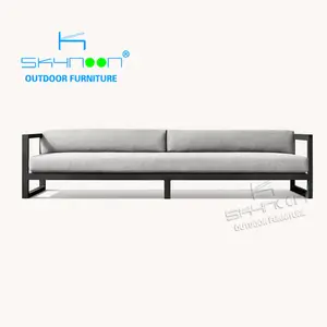 Modernes design veranda-möbel aluminium außenbereich sofa heißer verkauf außenbereich lounge sofa moderner stil garten-couch (TK9075C)