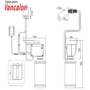 Aida-dispensador automático de jabón con grifo, dispensador de jabón sin contacto, automático, de lujo - Product Image 4