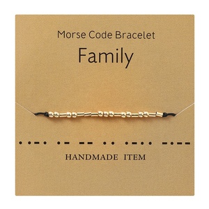 กำไลข้อมือลูกปัดสีทองงานทำมือสุดฮอตสำหรับ2023กำไลข้อมือคู่รัก - Product Image 4