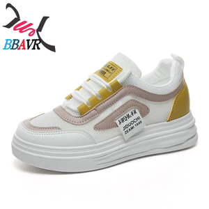 W1792 Zapatos Deportivos de Malla Transpirable para Mujer, con Tacón Alto y Suela Plana, para Primavera/Verano, Estilo Casual Versátil - Product Image 6
