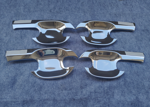 อุปกรณ์แต่งรถโครเมี่ยม <span class=keywords><strong>BT50</strong></span> 2021-2024<span class=keywords><strong>รถ</strong></span><span class=keywords><strong>กระบะ</strong></span>ชุดตัวถังภายนอกที่จับฝาครอบชาม - Product Image 5