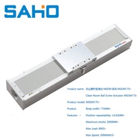 Módulo Lineal de Precisión MSDM175 con Motor de Tornillo de Bolas, Carga de 50-80kg, Eje de Movimiento de 1m/s, Estructura de Aluminio a Prueba de Polvo para