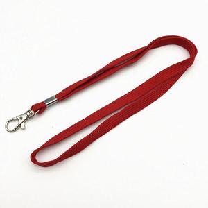 Cordón de Nylon de 1x45cm con Clip Giratorio Metálico para Tarjetas de Identificación, Color Azul Rey - Product Image 2