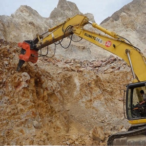 Moteur de décompacteur hydraulique excentrique haute fréquence <span class=keywords><strong>multifonction</strong></span> Beiyi pour excavatrices de 20 à 45 tonnes, 1300 tr/min, pour la construction routière - Product Image 3