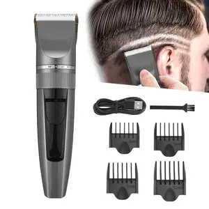 Men's High Quality Cordless Hair Clippers and Beard Trimmer Electric Shavers Machine Convenient Use for Hotels