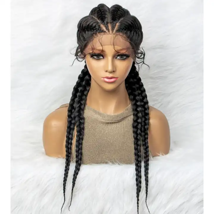 Lace Front Cornrow Braid Wig 