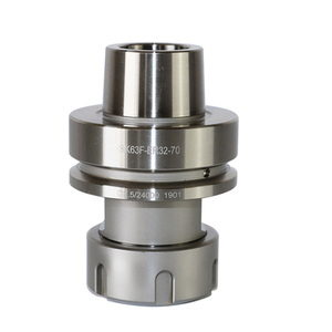 High Quality HSK-ER Collet Chuck <b>Tool</b> Holder HSK63F-ER16/ER20/ER25/ER32 <b>Lathe</b> Milling Machines 20CrMnTi/40Cr Material Body High - Product Image 1