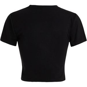 FOXA Women's <b>Cherry</b> Print T-Shirt Short Sleeve Crew Neck Summer <b>Top</b> Streetwear - Product Image 2