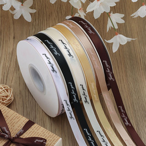 1.0*36Y Luxury Floral Customized Gift Packing Ribbon for Bouquet Decoration Valentine's Day Christmas & Halloween