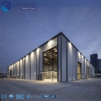 Bâtiment en structure métallique préfabriquée clé en main, entrepôt industriel, atelier métallique, hangar commercial, fabrication