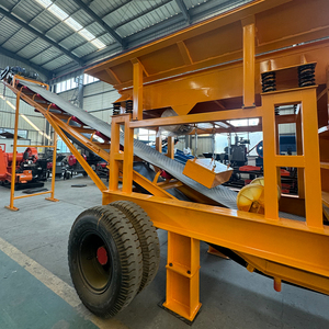 Concasseurs à mâchoires mobiles chinois - Petits concasseurs de gravier, alimentateurs, bandes transporteuses - Haute efficacité, capacité de 40-80t/h - Roulement de moteur inclus - Product Image 2