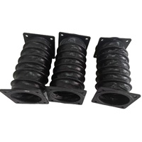 Housse de protection télescopique ronde flexible avec fermeture éclair pour machine CNC