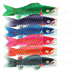 Drapeau de la carpe de style <span class=keywords><strong>japonais</strong></span> Drapeau de guide touristique Drapeau de la fête des garçons Bannière décorative en forme de poisson Drapeau Koi - Product Image 2
