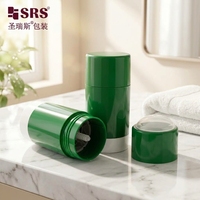 D048 Contenant rond en PP de 75 ml grande capacité pour déodorant solide et soin après-soleil