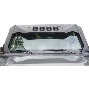 Staffa per la luce del telaio del parabrezza per Ford <span class=keywords><strong>Bronco</strong></span> 2021 2022 2023 Bodykit parabrezza decorativo con inserto con 4 luci - Product Image 1