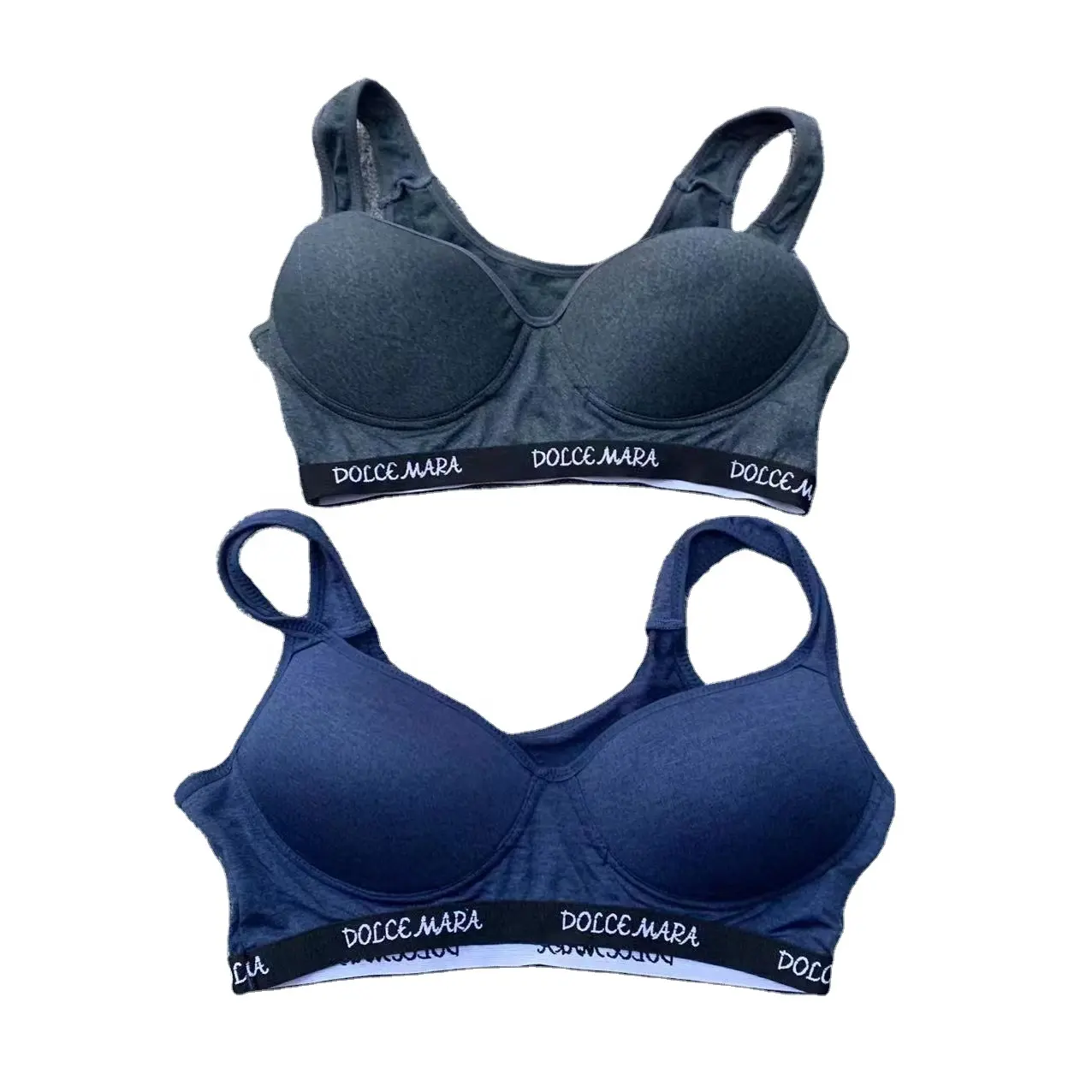 Comfortable Soft Wire free Padded Sport Bra Impact Support Everyday mixed size Bra Japanese market