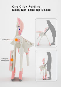 <span class=keywords><strong>Chaise</strong></span> <span class=keywords><strong>haute</strong></span> pour bébé CLAF BEBE, nouveau design, réglable, multifonctionnelle, de qualité supérieure - Product Image 3