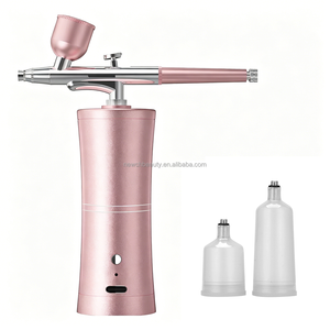 Pistolet aérographe professionnel pour maquillage, coiffure, tatouage, nail art et rehaussement de la ligne des cheveux - Kit de beauté pour salon - Product Image 3