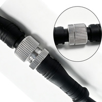 Câble de signal multi-capteurs M12 à code A 8 broches personnalisé, câble de connexion étanche pour module d'E/S distribuée PLC, câble de connexion de capteur industriel