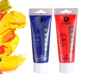 <span class=keywords><strong>Marie</strong></span>'s Brand Art Création Spéciale 75ml Tube unique Peinture acrylique Xibingene Ball Shoes DIY Peinture murale Peinture acrylique - Product Image 3