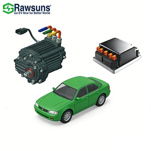 Nouveau <span class=keywords><strong>kit</strong></span> de conversion EV Rawsuns RAD196L 96Vdc 15/30kw Moteur PMSM Boîte de vitesses IP67 pour moto légère, vélo, voiture électrique, bateau - Product Image 3