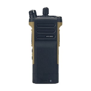 HAMGEEK-<span class=keywords><strong>Walkie</strong></span>-<span class=keywords><strong>talkie</strong></span> de doble banda, Radio VHF UHF, color marrón, con micrófono de mano + cable de programación, 12W, 2 unidades - Product Image 4