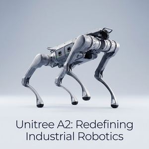 Robot quadrupède professionnel Unitree A2, capacité de 100 kg, IP67, avec SDK ouvert et processeur Intel I7 pour projets de R&D - Product Image 2