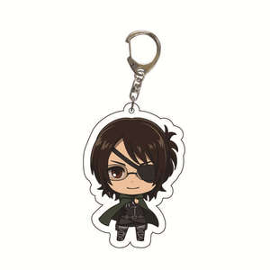 Venta al por mayor acrílico cristal dibujos animados Titan llavero Ackerman <span class=keywords><strong>Levi</strong></span> Eren <span class=keywords><strong>Mikasa</strong></span> personalizado <span class=keywords><strong>ataque</strong></span> en Titan llavero Anime figura - Product Image 6